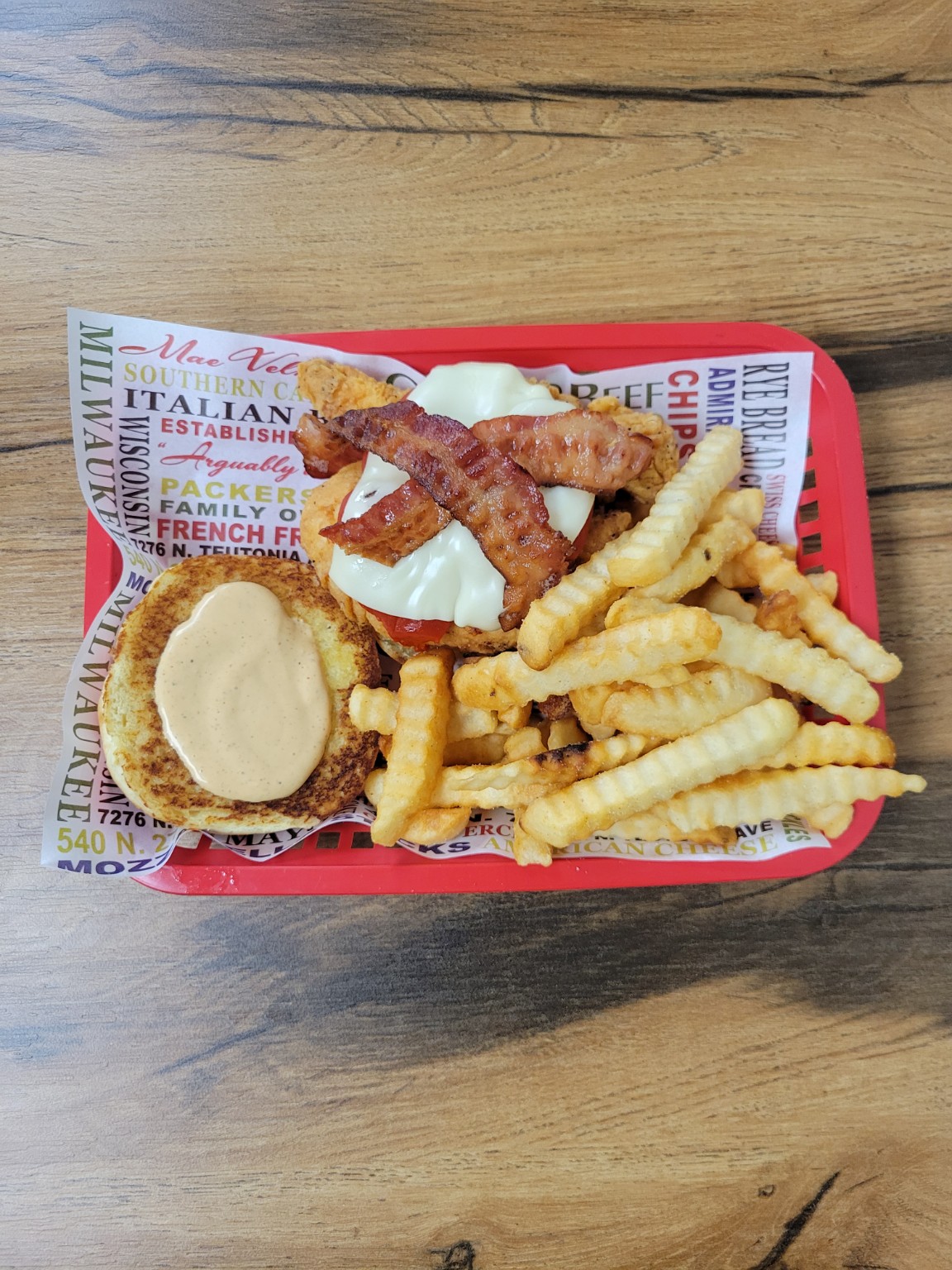Chicken & Swiss Combo