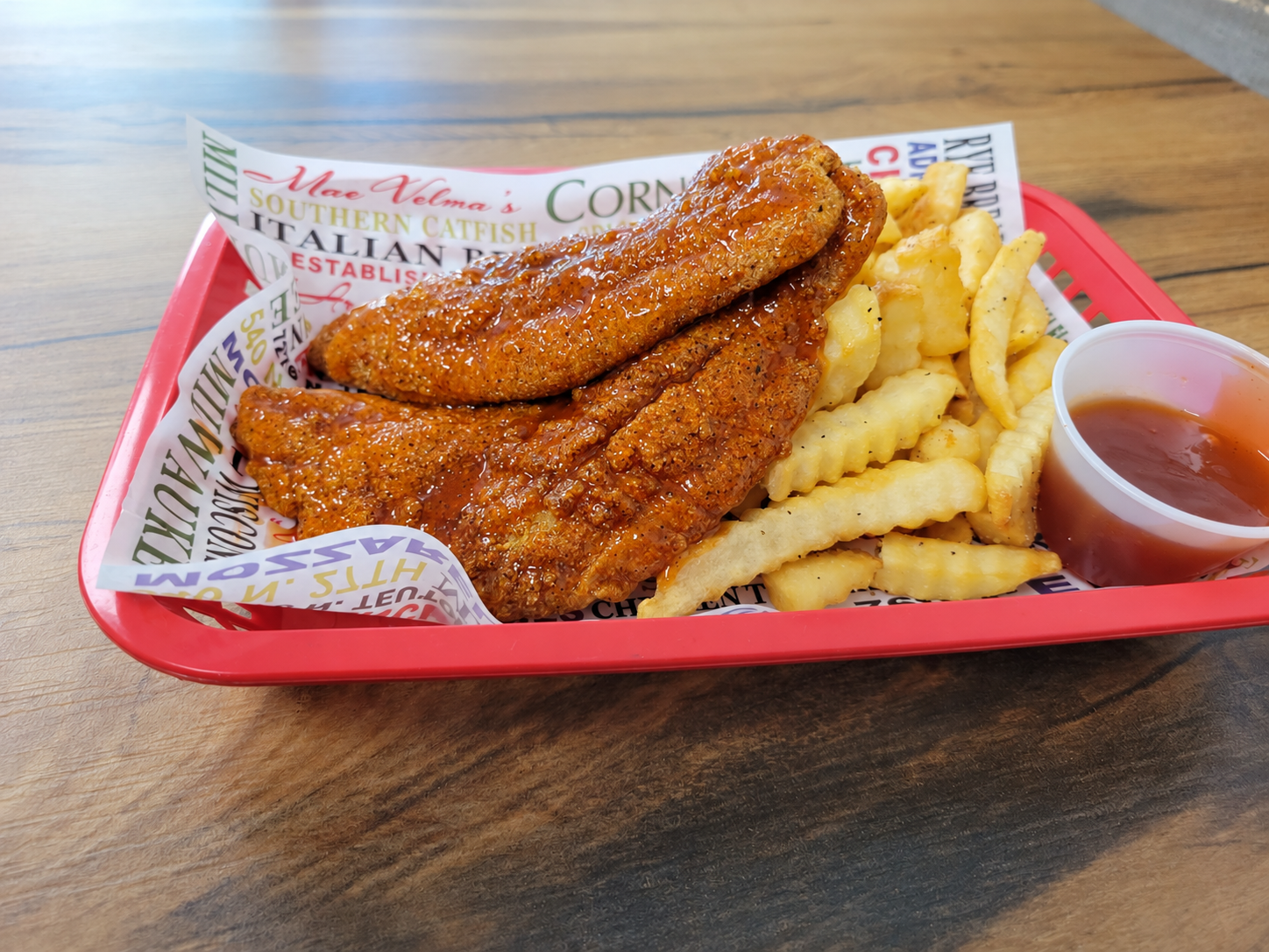 Hot Honey Catfish Combo
